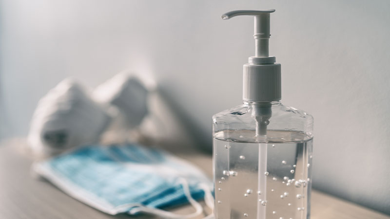 flacone di igienizzante